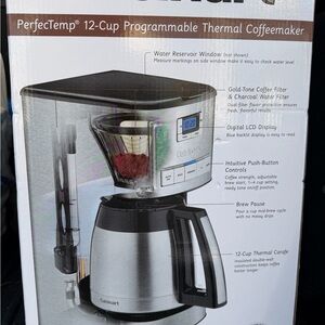 Cuisinart Black and Silver Thermal Coffeemaker